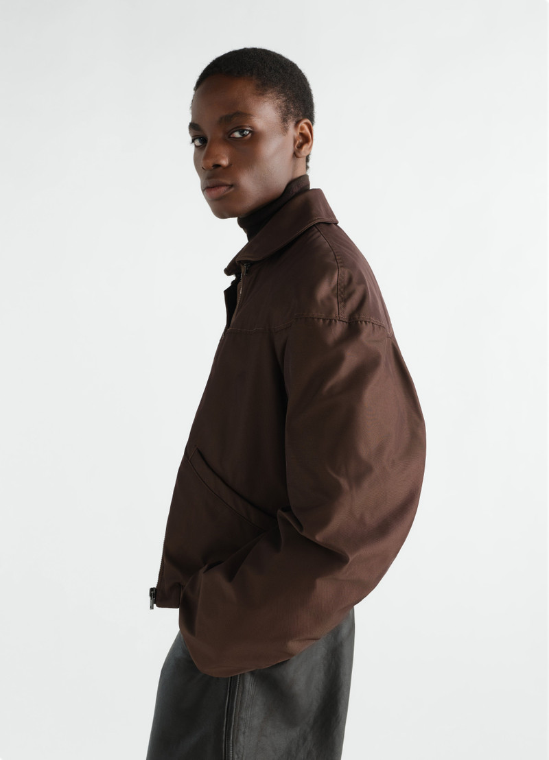 QUILTED BLOUSON IN WATER-REPELLENT CANVAS 7