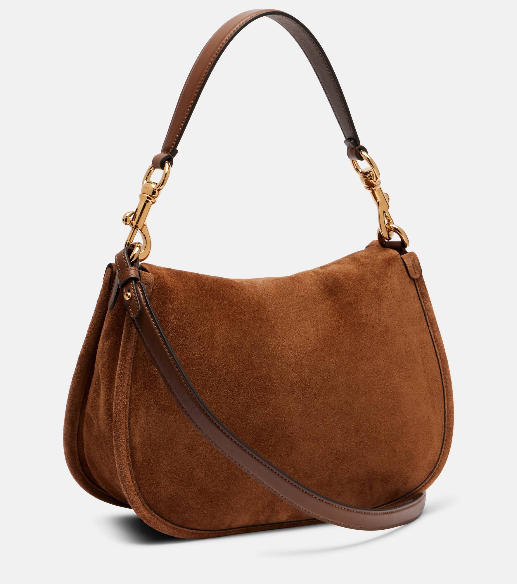 Small suede tote bag - 3
