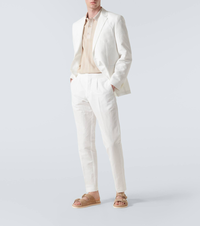 ORLEBAR BROWN Carsyn linen and cotton tapered pants outlook