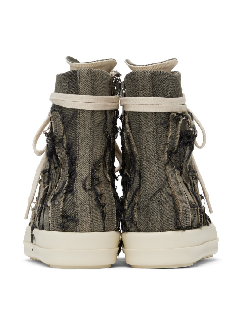 Gray Slashed Sneakers 2