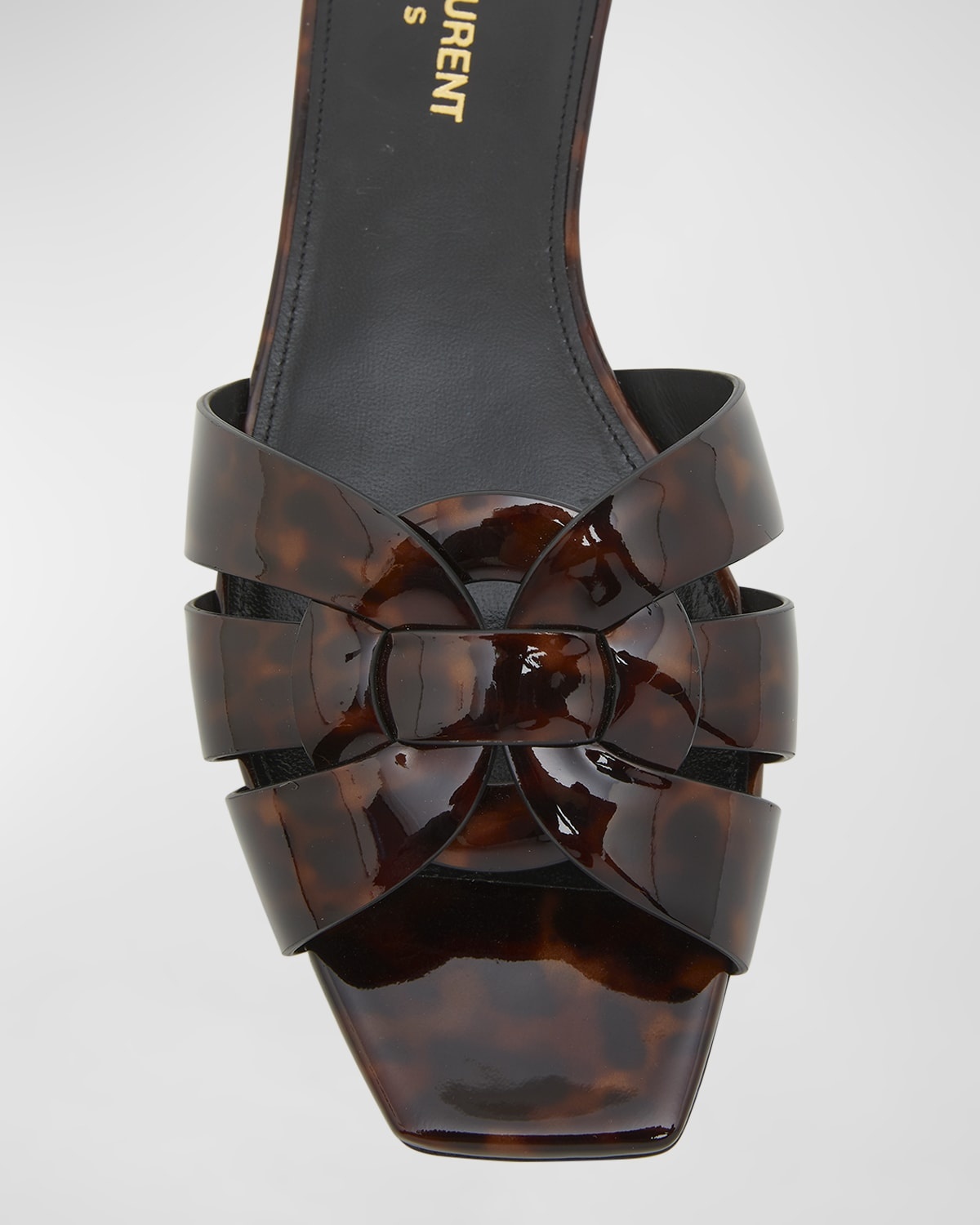 Tribute Tortoise Shell Flat Slide Sandals - 4