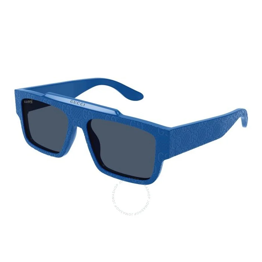Gucci Blue Browline Men's Sunglasses GG1460S 008 56 - 1
