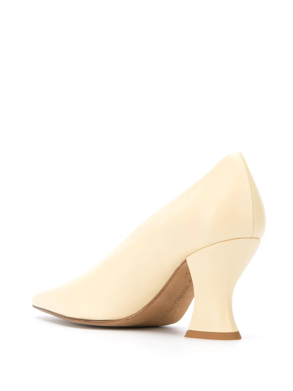 point-toe leather pumps - 3