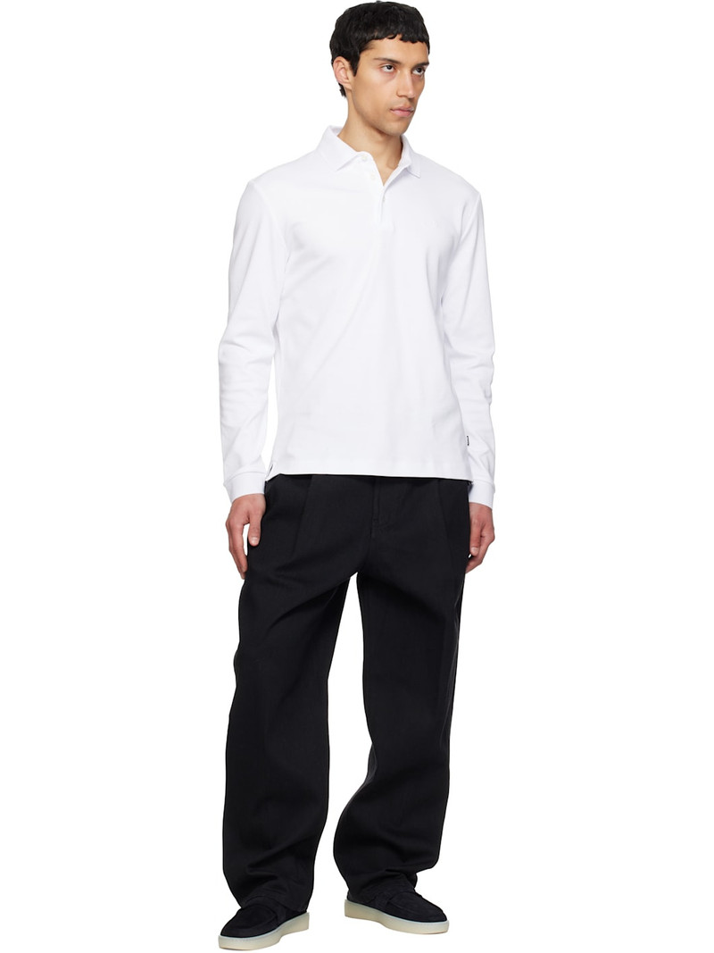 BOSS Navy Suede Loafers outlook