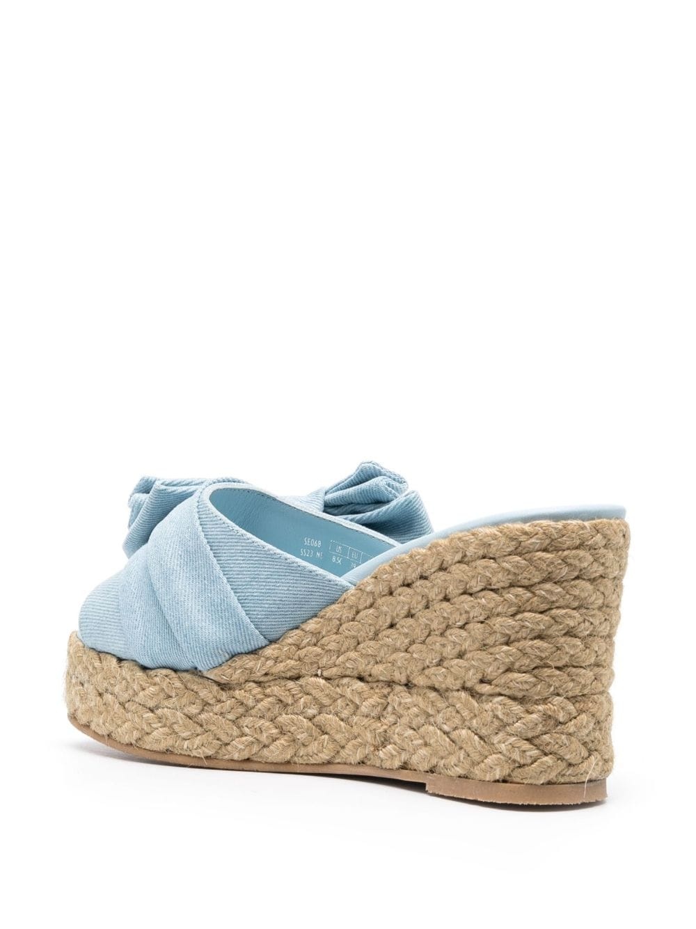 Loveknot Espadrille 100mm wedge sandals - 3