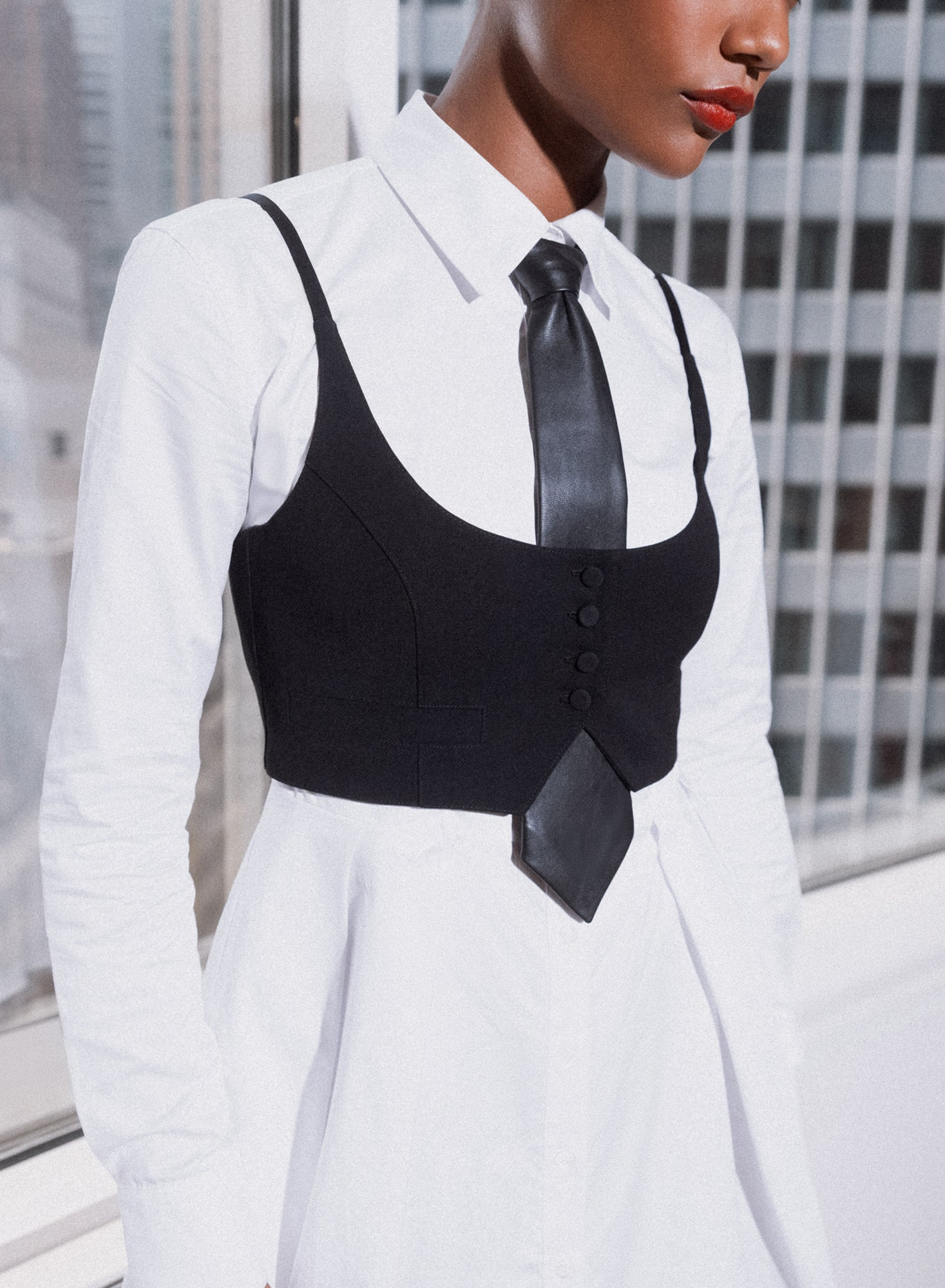 Maxwell Cropped Vest - 2