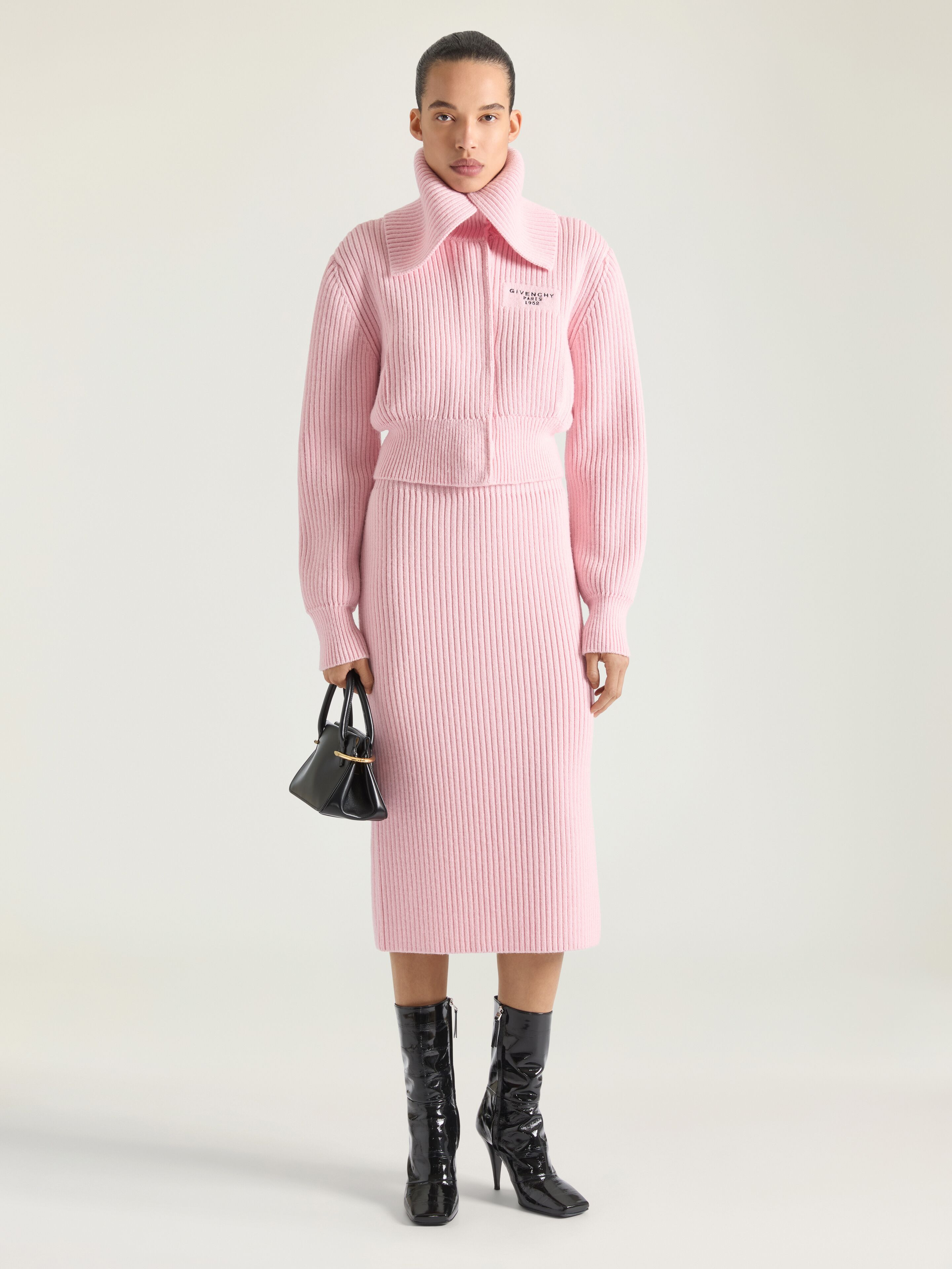 MIDI PENCIL SKIRT IN WOOL - 2