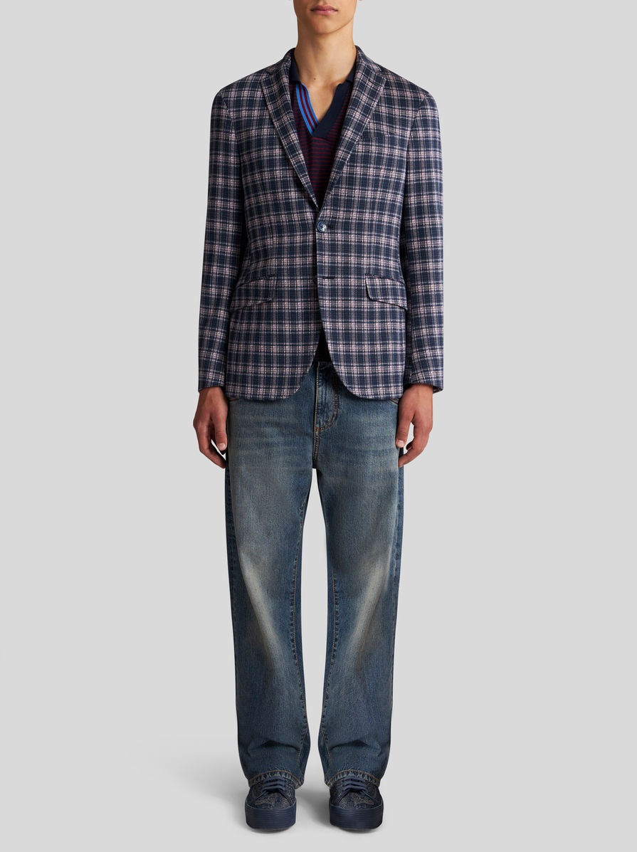 CHECK JACKET - 4