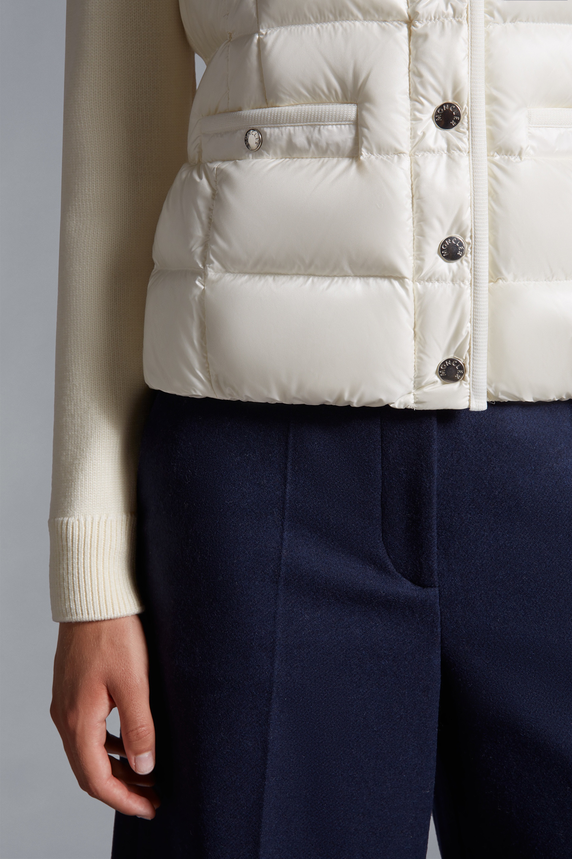 Padded Wool Cardigan - 6