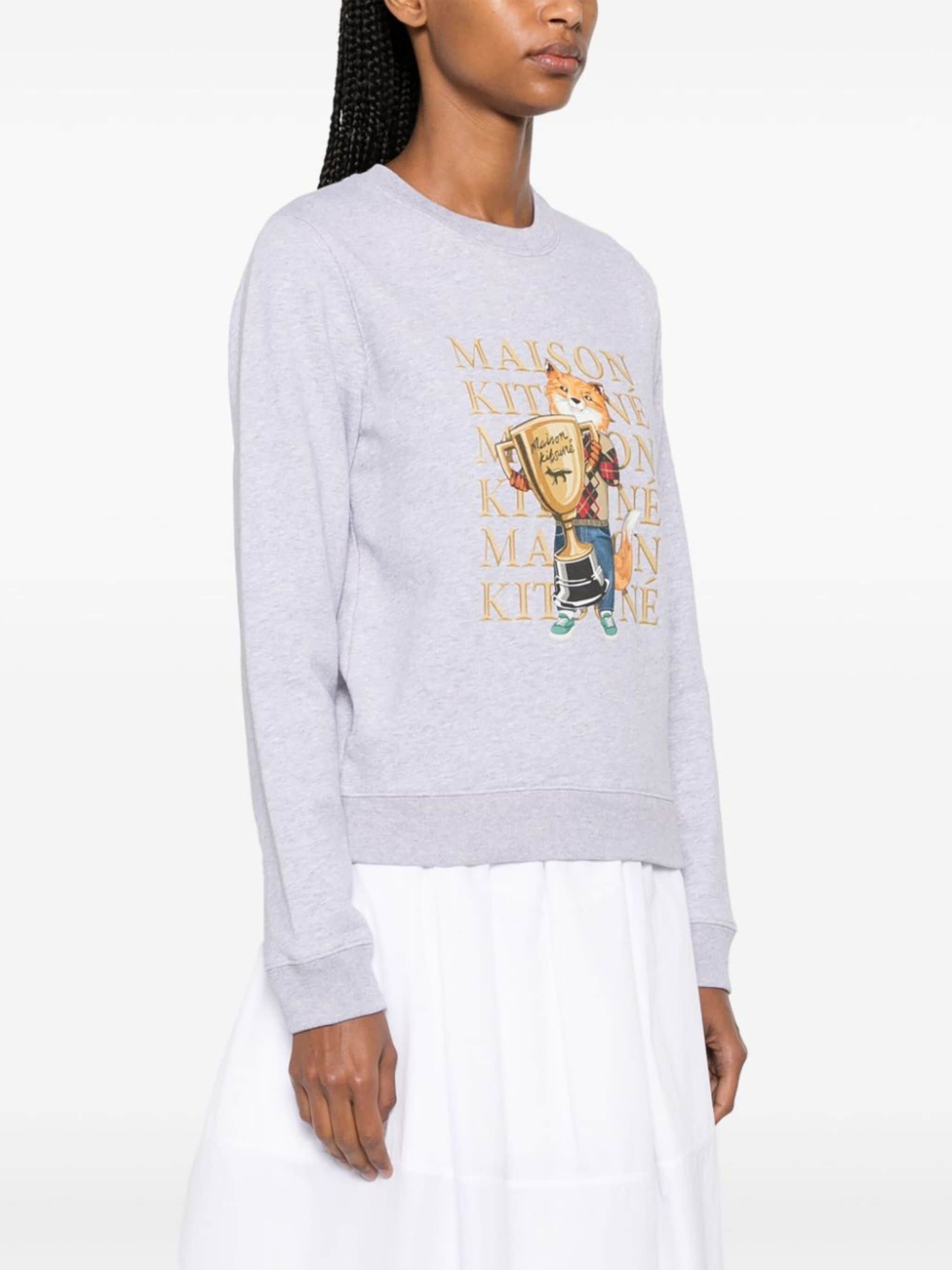 Maison Kitsuné Fox Champion cotton sweatshirt | REVERSIBLE