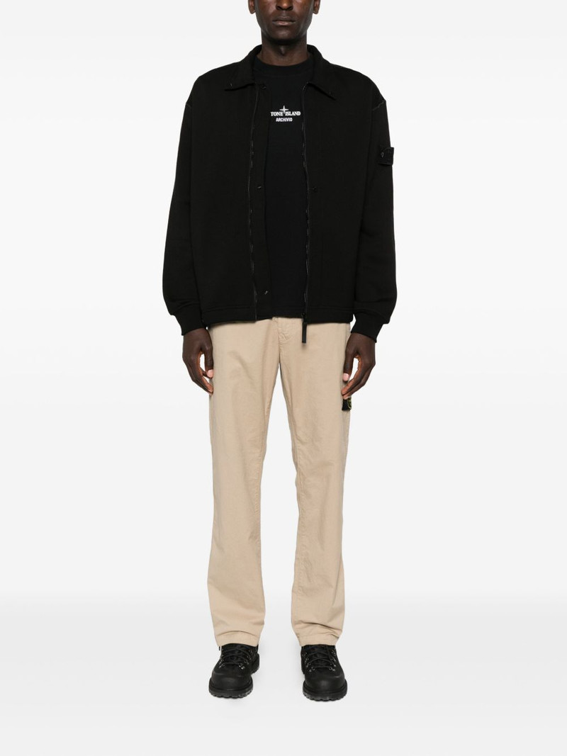 Stone Island patch-pocket logo-detail trousers outlook