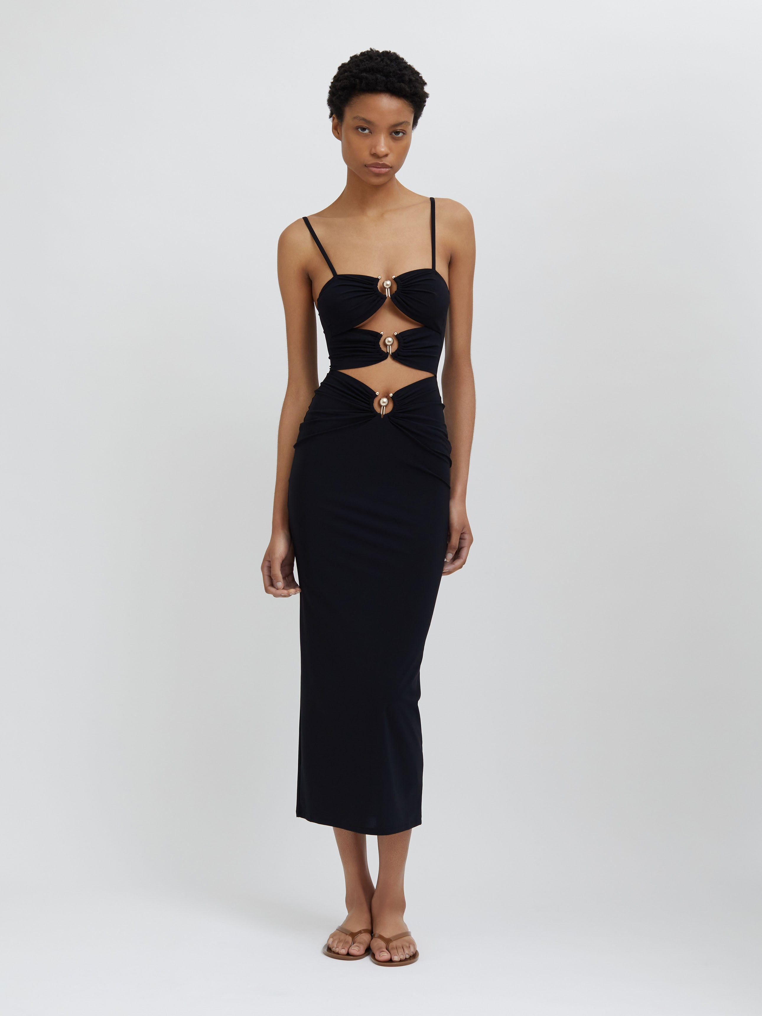 Pierced Orbit Column Dress - 5