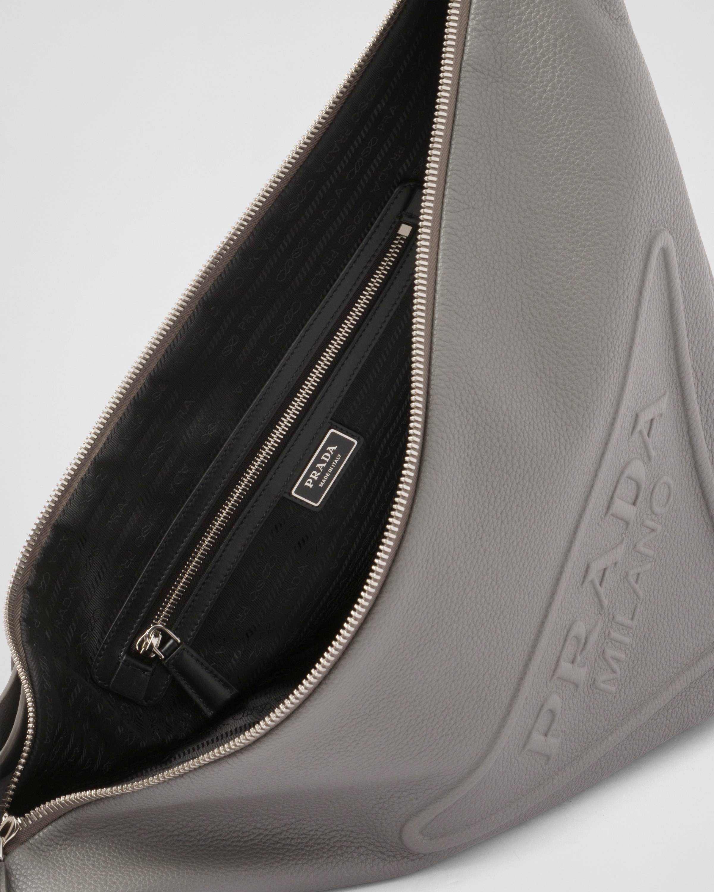 Large leather Prada Triangle bag - 5