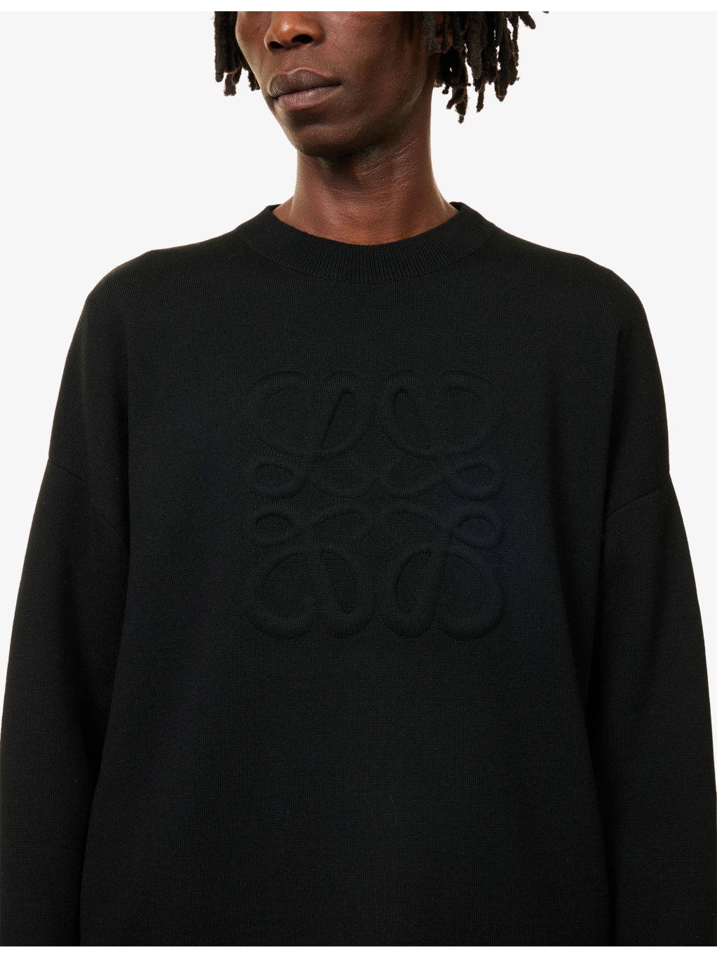 Anagram Crewneck Stretch-Wool Blend Jumper - 5