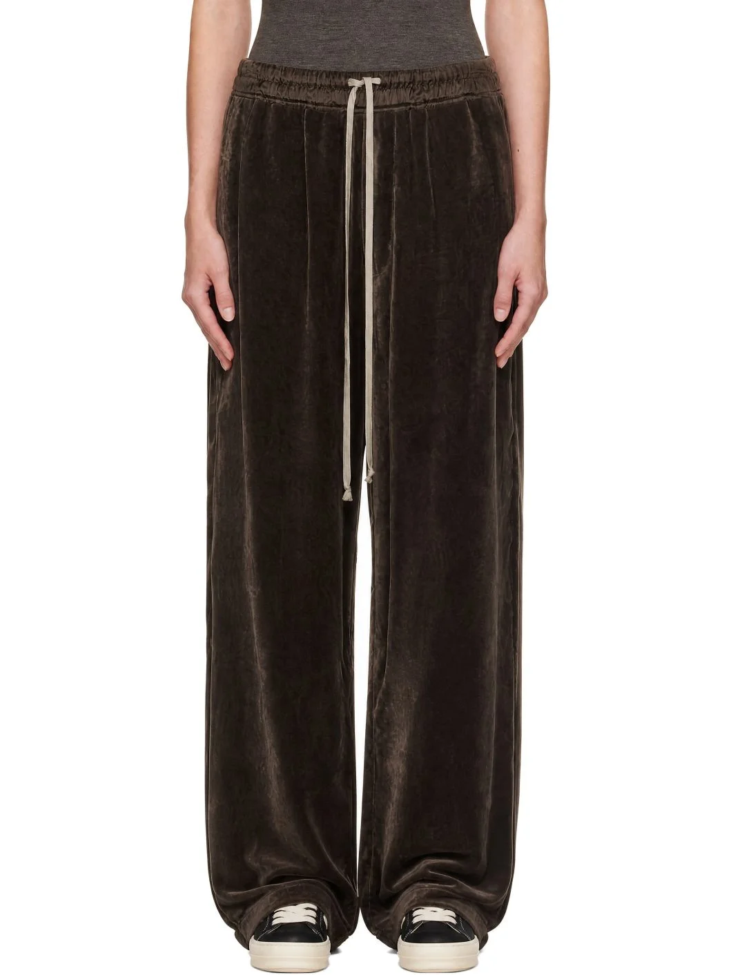 Brown Tower Dietrich Drawstring Trousers - 1