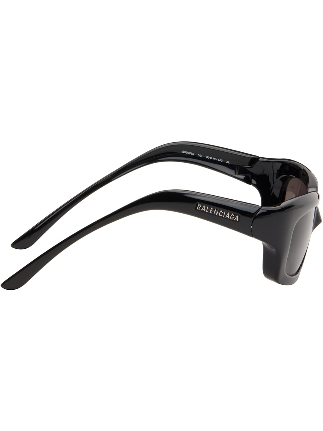Black Rectangular Sunglasses - 2
