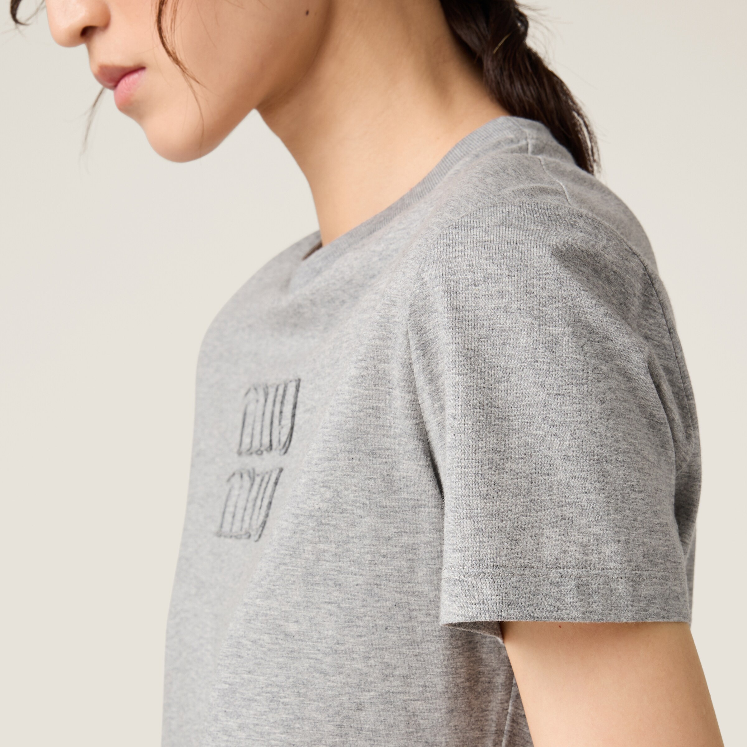 Miu Miu Cotton jersey T-shirt | REVERSIBLE