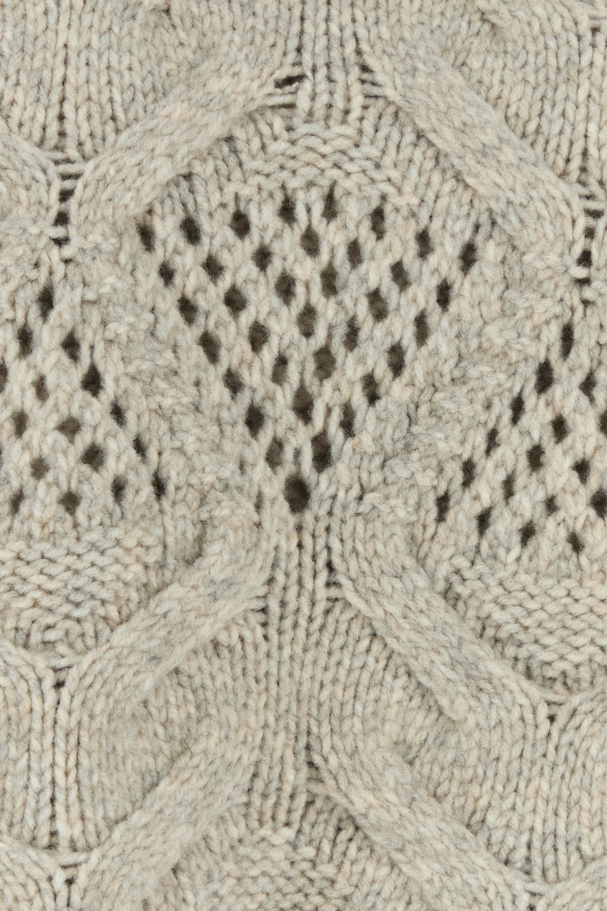 Grey wool blend Edicola oversize sweater - 3