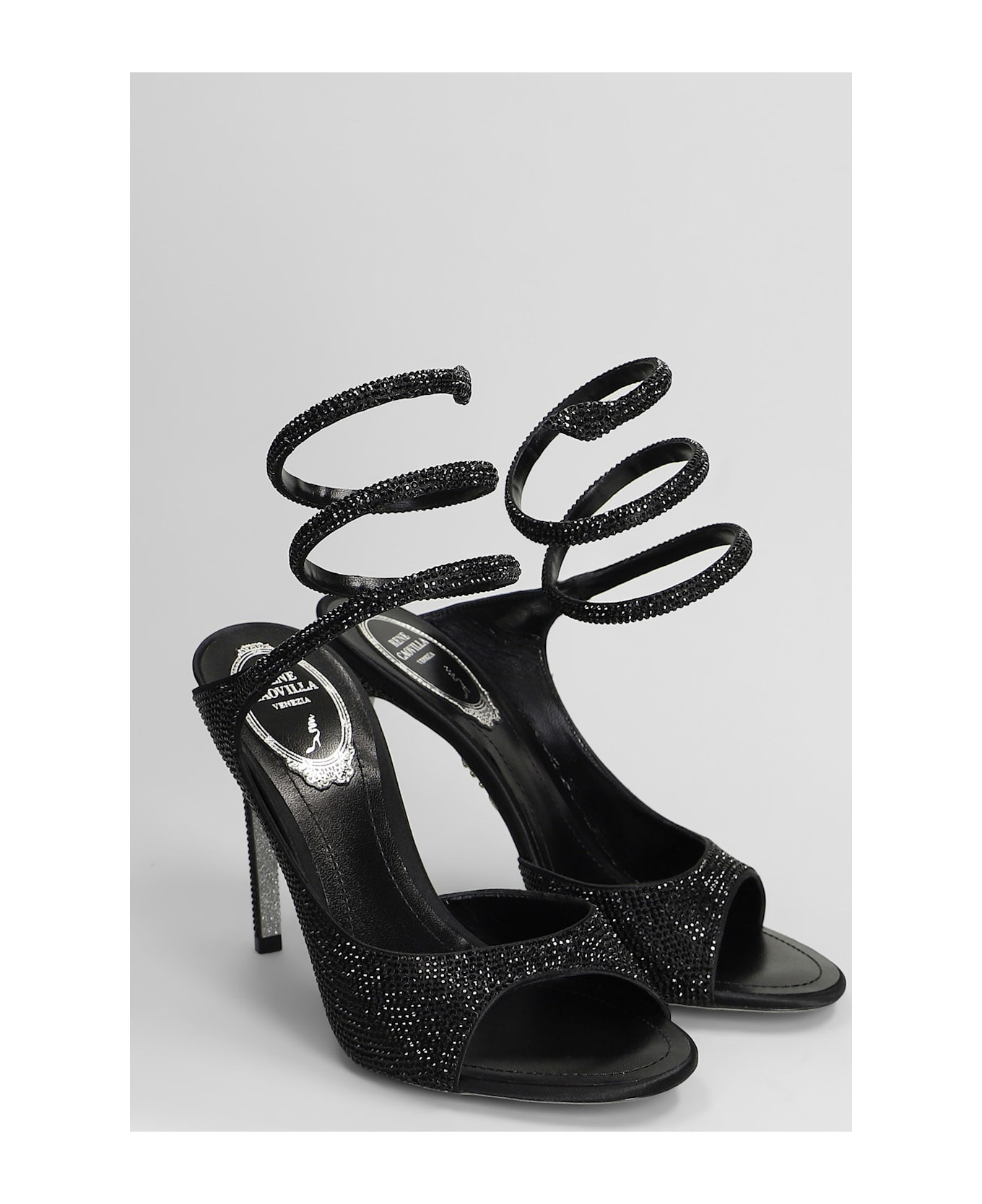 Audrey Sandals In Black Leather - 2