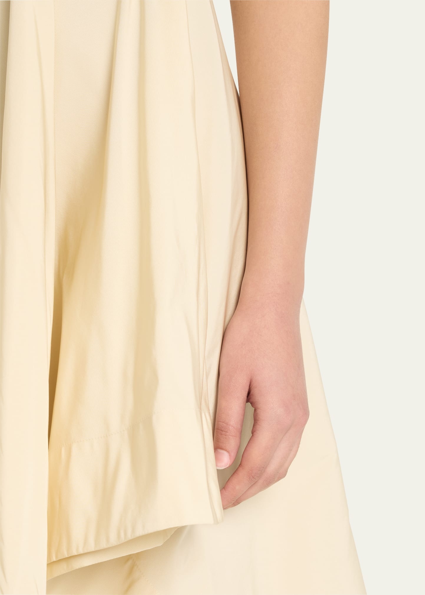 Scoop-Neck Asymmetric Midi Dress - 5