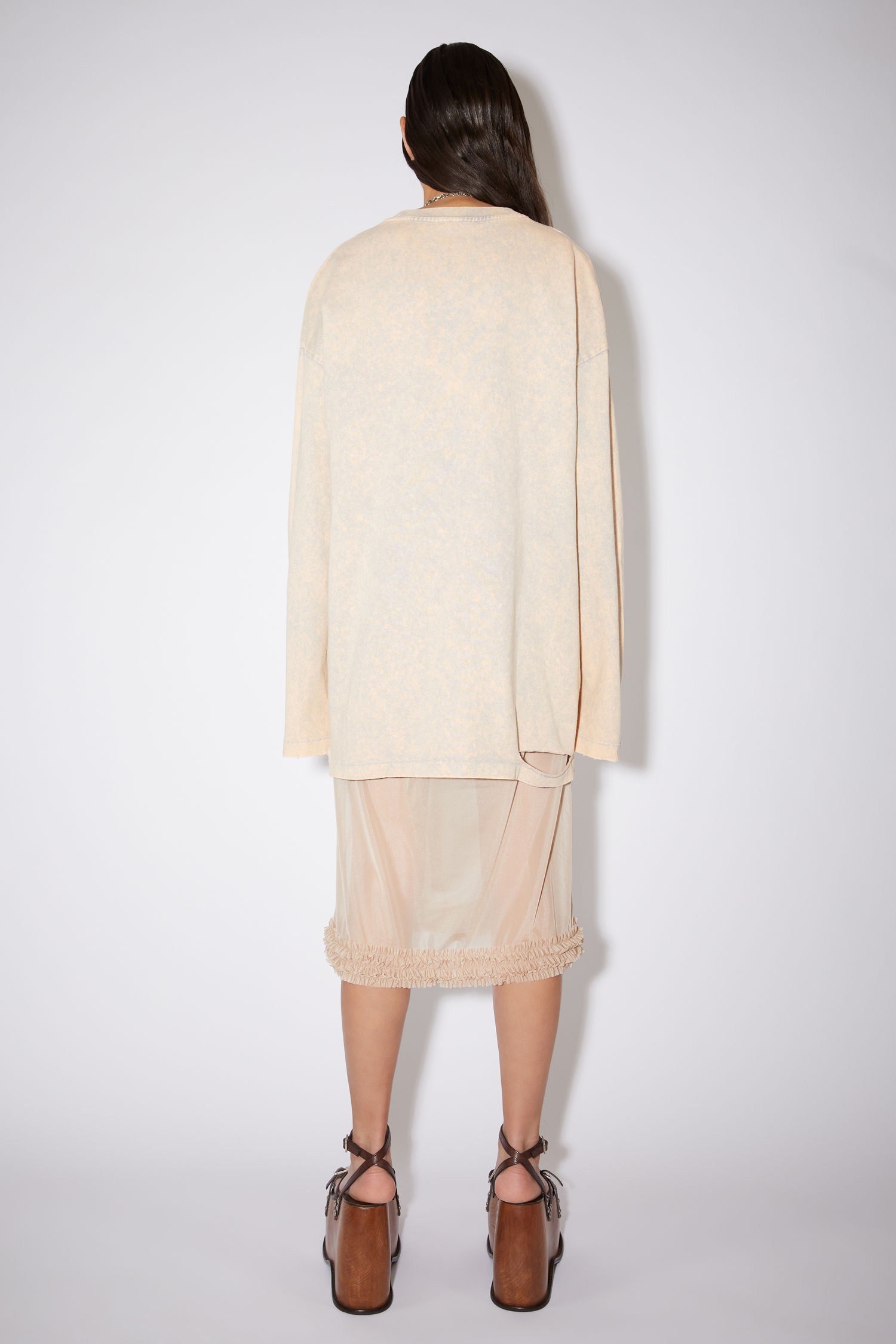 Layered dress - Sand beige - 3