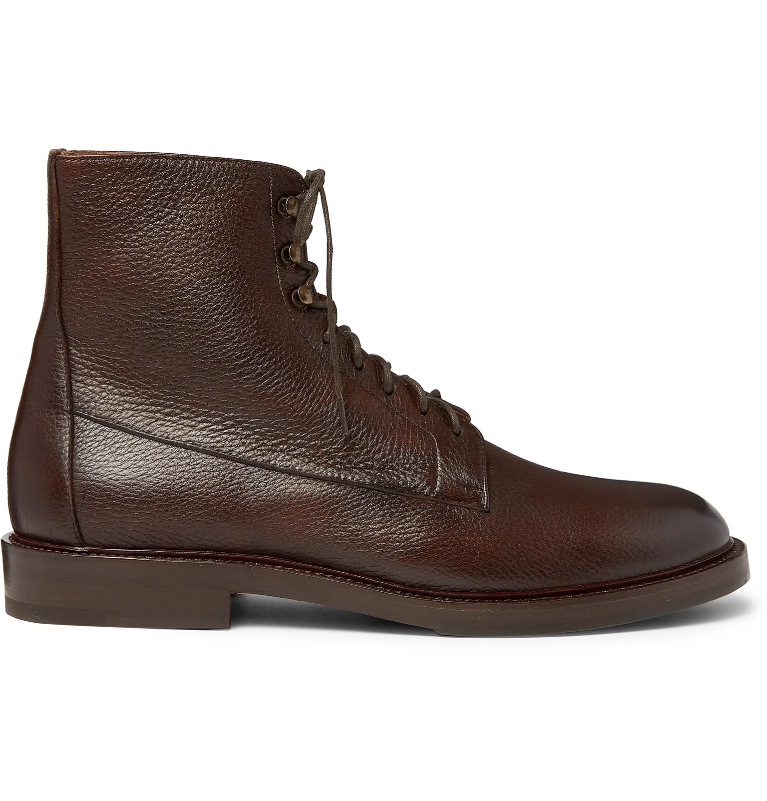 Full-Grain Leather Boots - 1