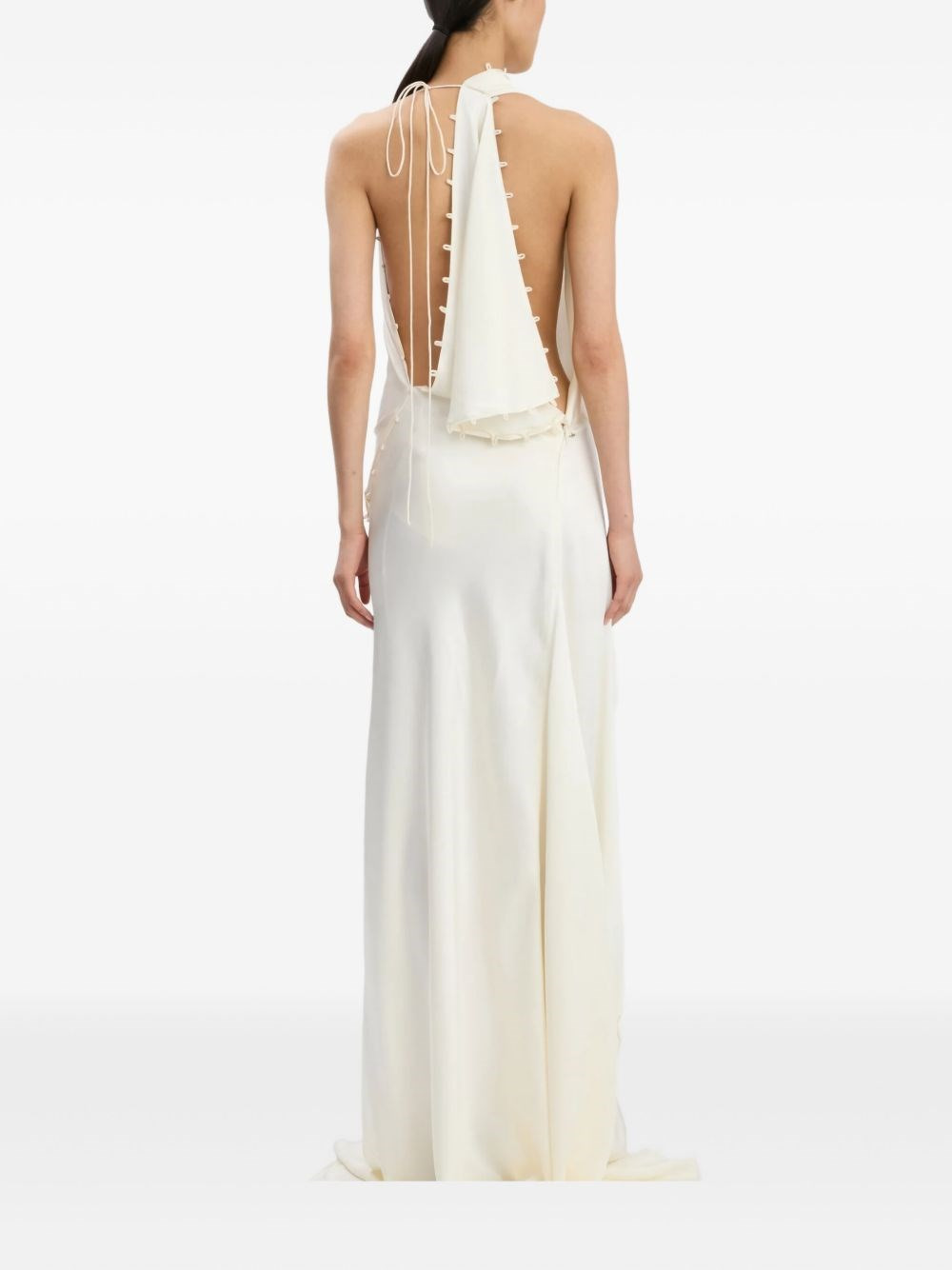 Crepe satin dress - 3