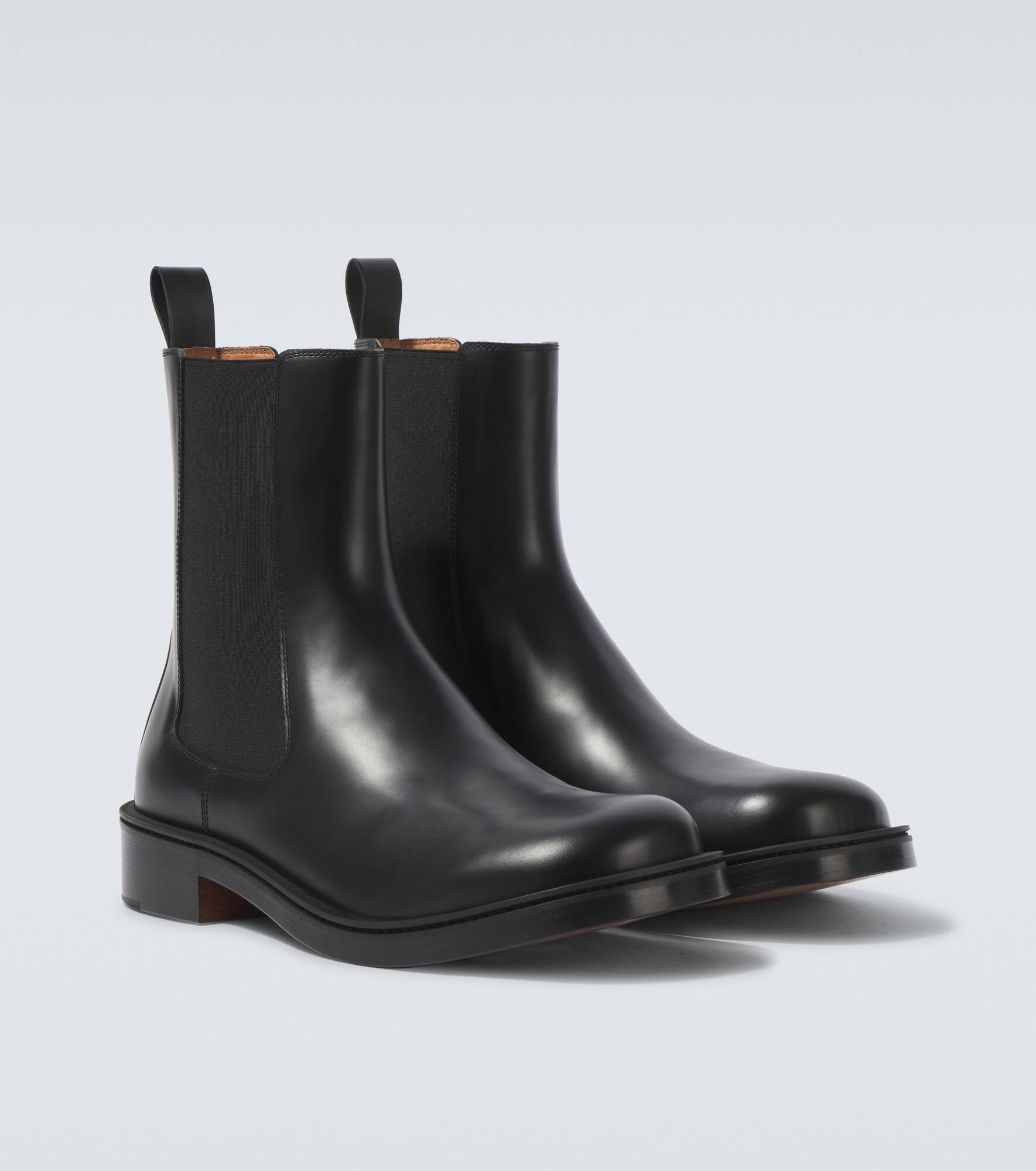Leather Chelsea boots - 5