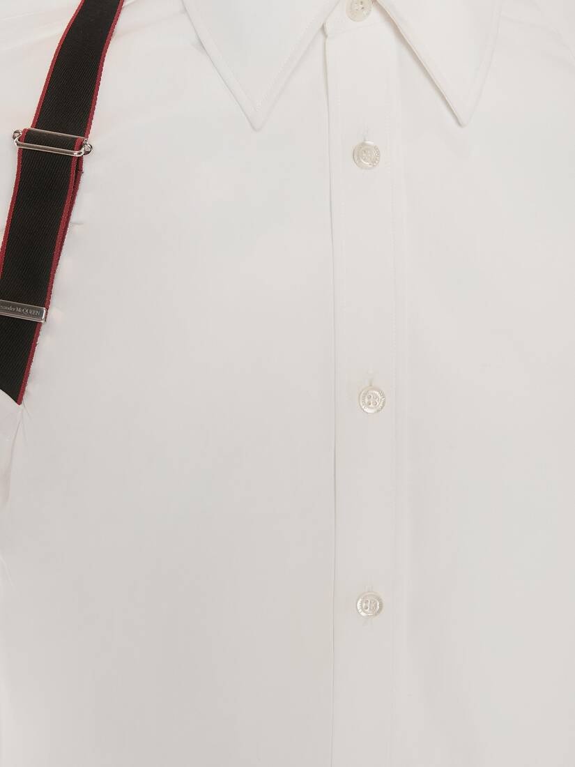 Men's Alexander McQueen Signature Harness Shirt in Black - 2