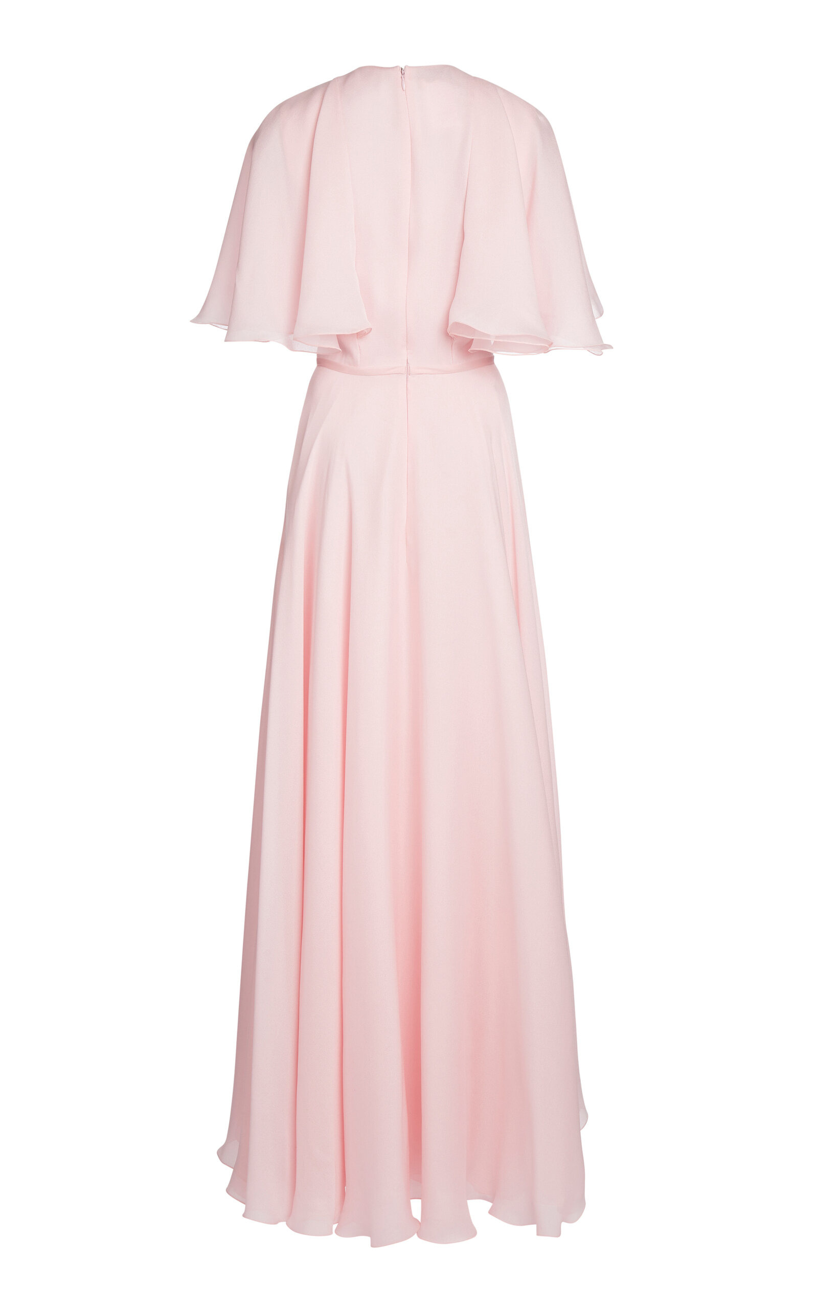 Cape-Sleeve Sable Maxi Dress light pink - 2