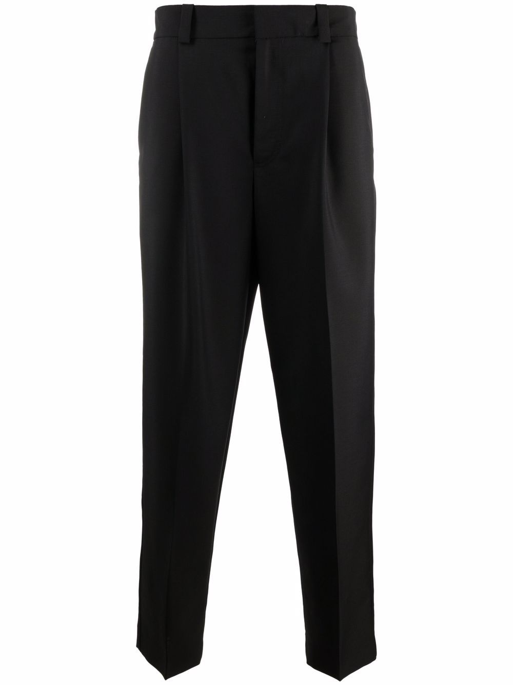 tapered-leg tailored-cut trousers - 1