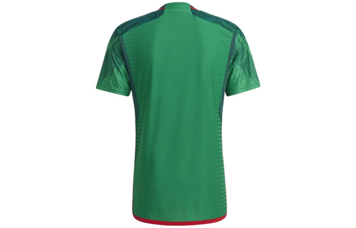 adidas Mexico 22 Home Authentic Jersey 'Vivid Green' HD6898 - 2