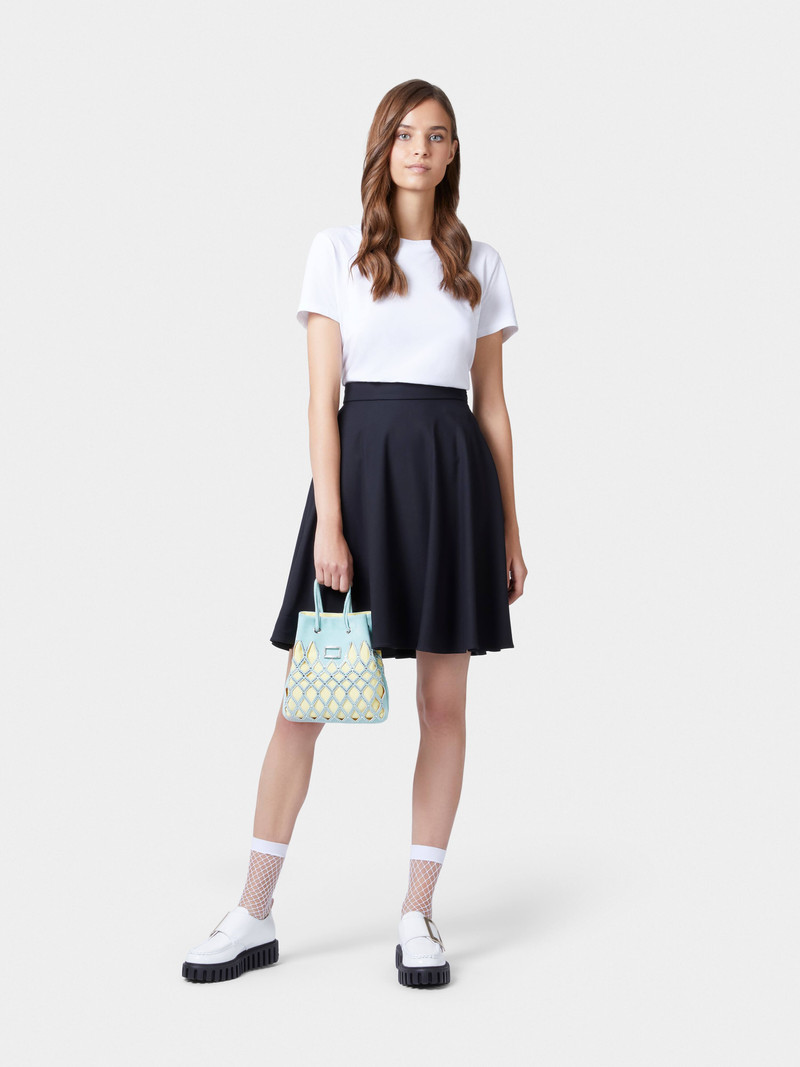 Roger Vivier Viv' Pocket Queeny Mini Bag in Suede outlook