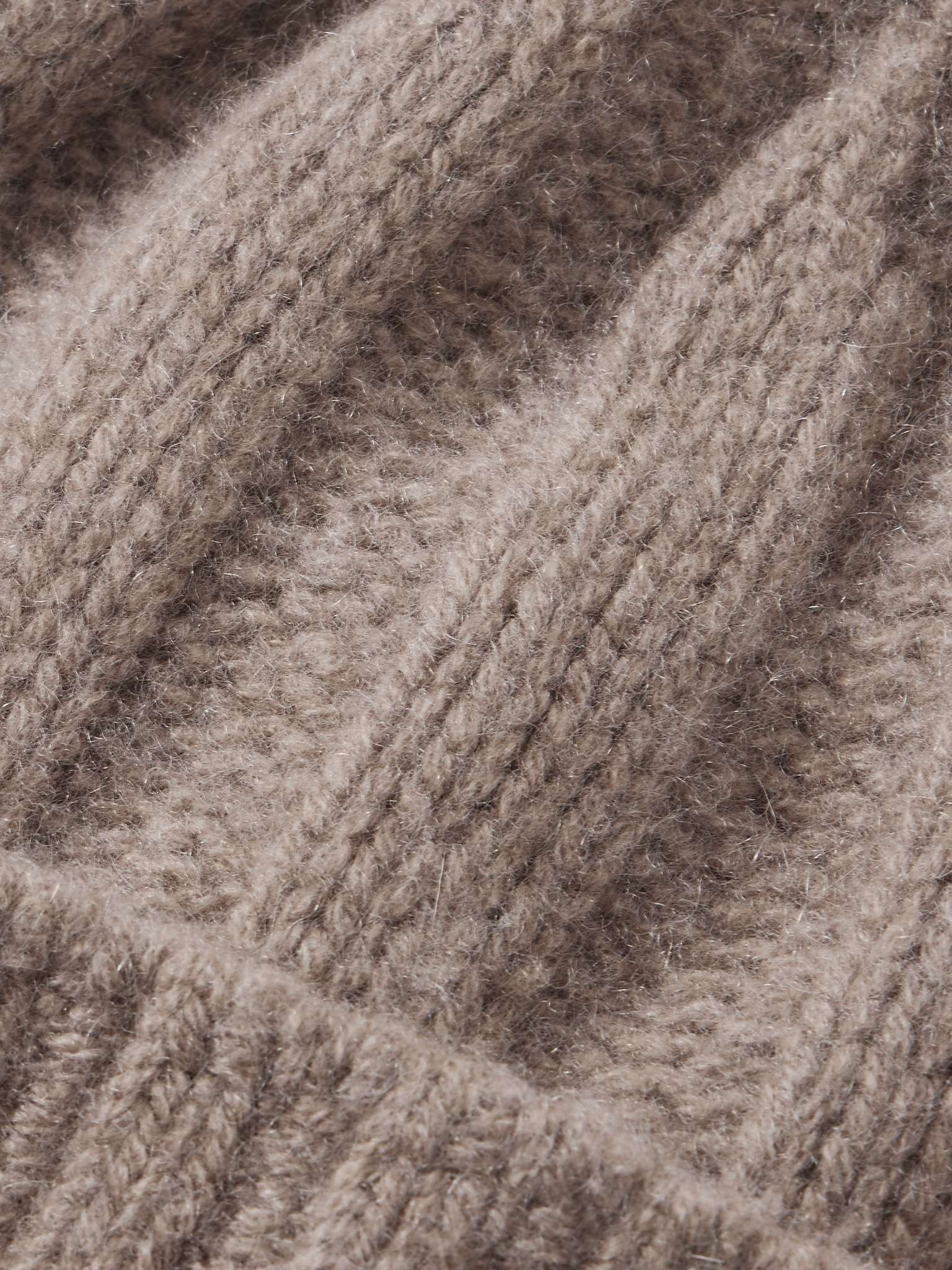 Ribbed Cashmere Beanie - 3