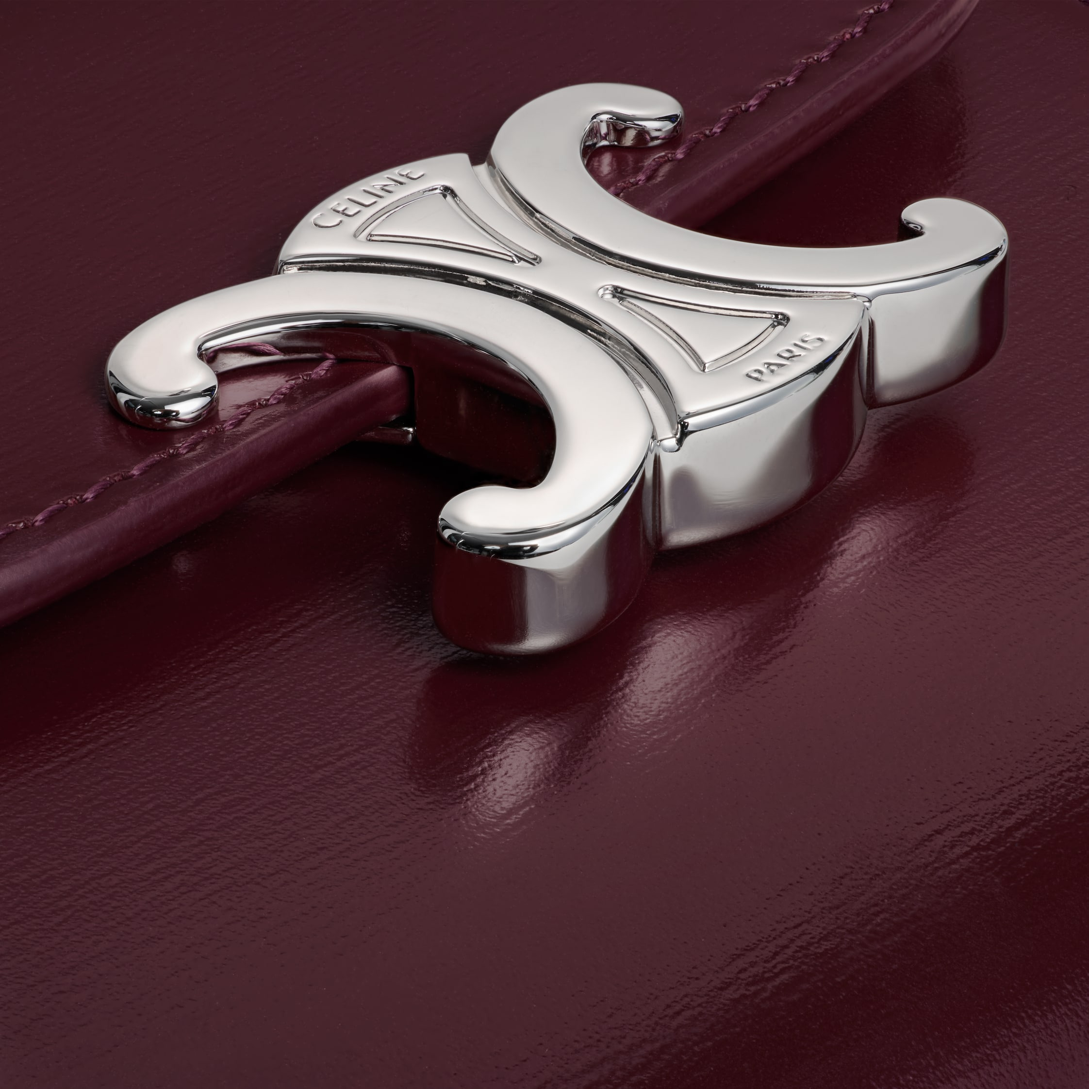 Small Flap Wallet TRIOMPHE IN Shiny calfskin - 5