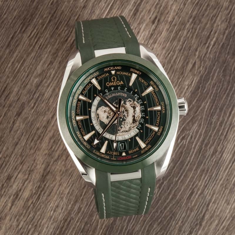Omega Seamaster Aqua Terra 150 Green Bezel - 5