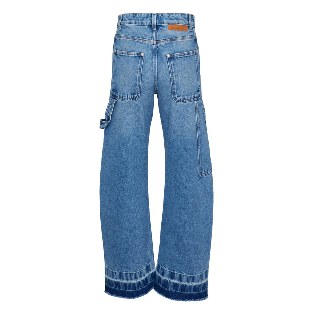 Vintage Wash Denim Banana Jeans - 2