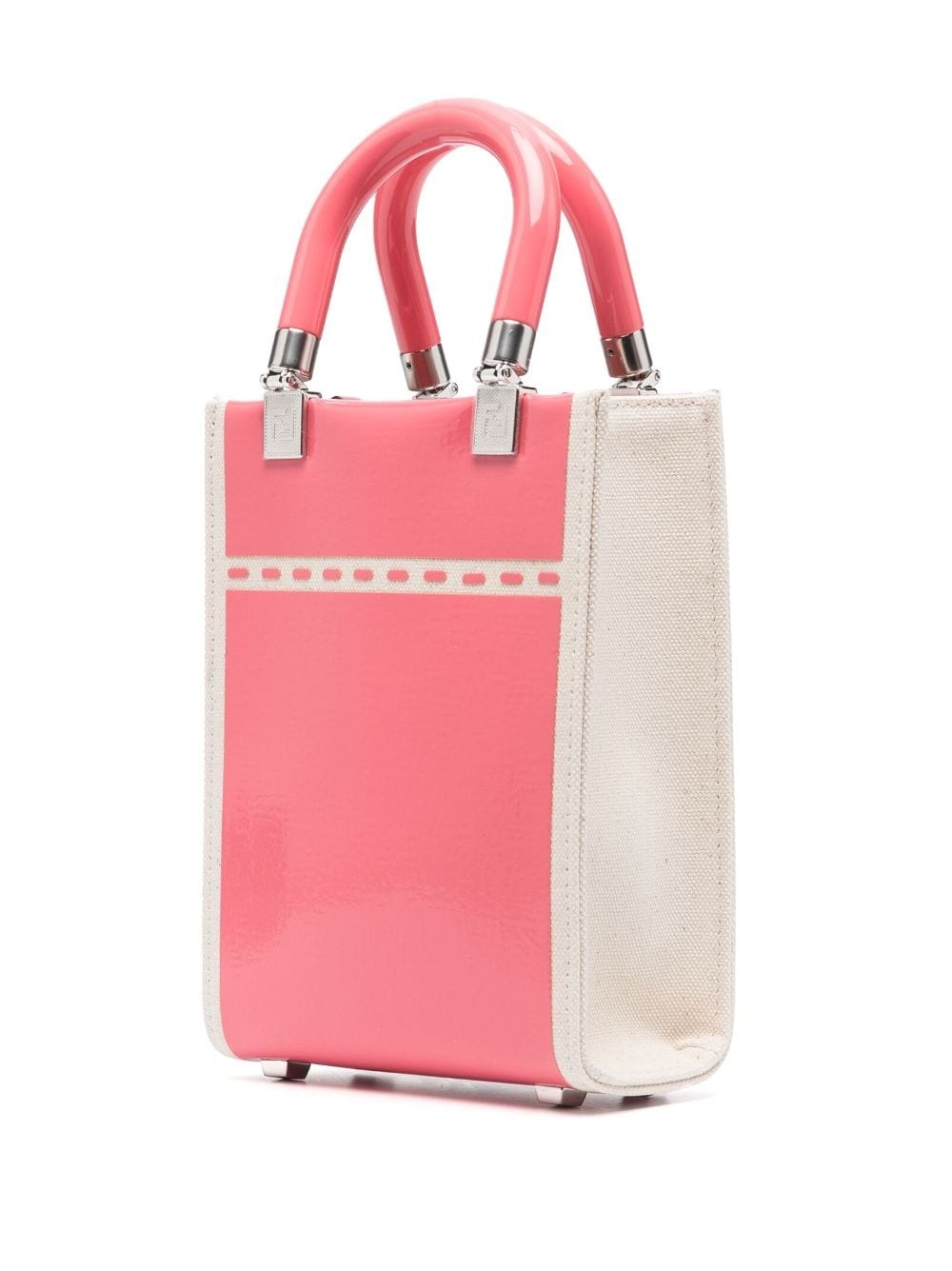 logo-print shoulder bag - 3