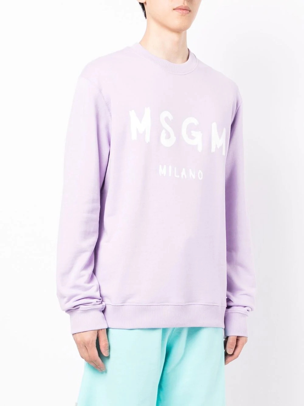 logo print sweatshirt - 3