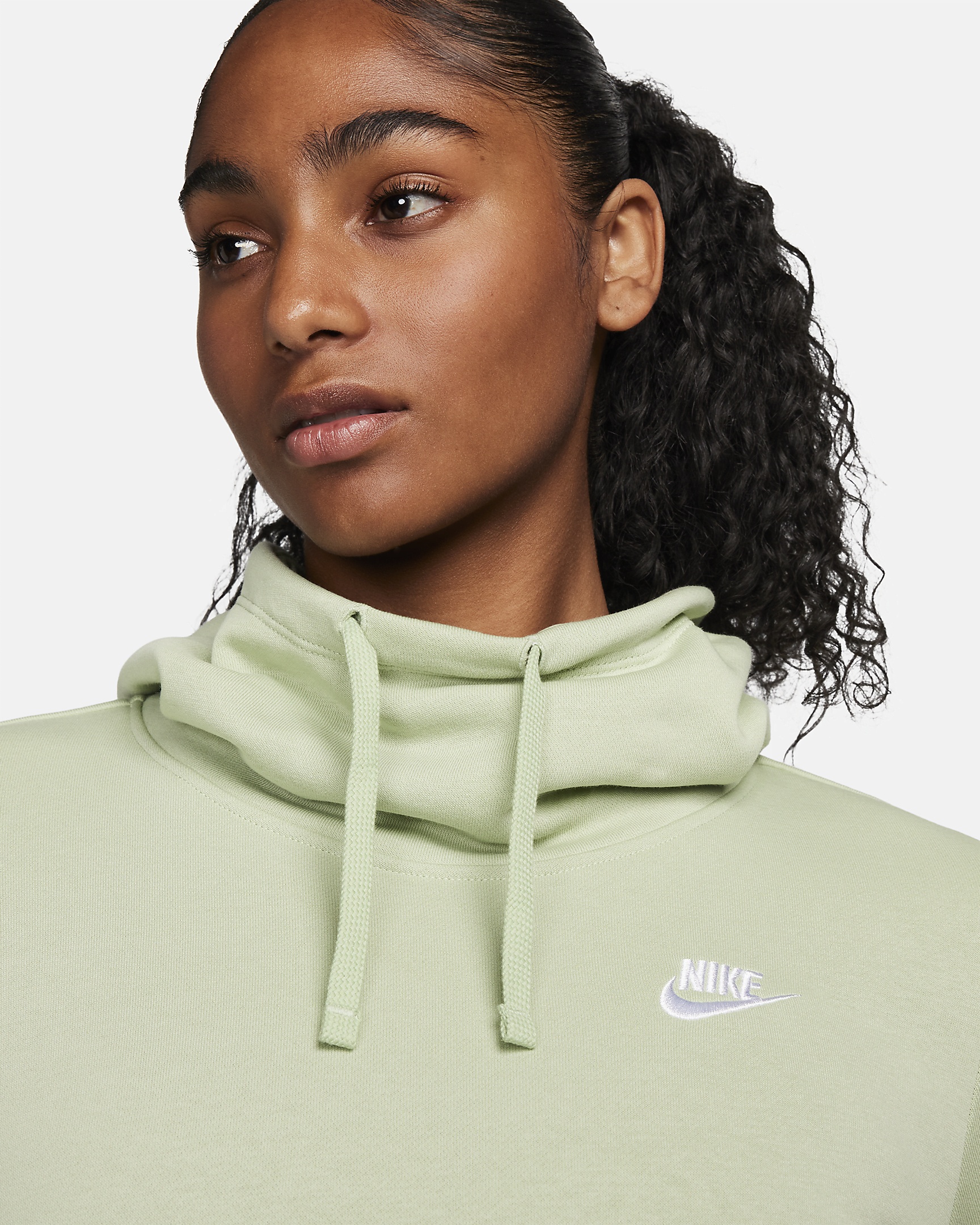 Nike Nike Sportswear Club Fleece Women s Funnel Neck Hoodie REVERSIBLE