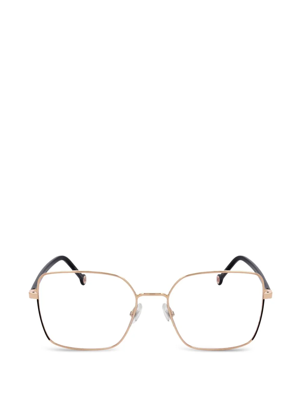 geometric-frame glasses - 1