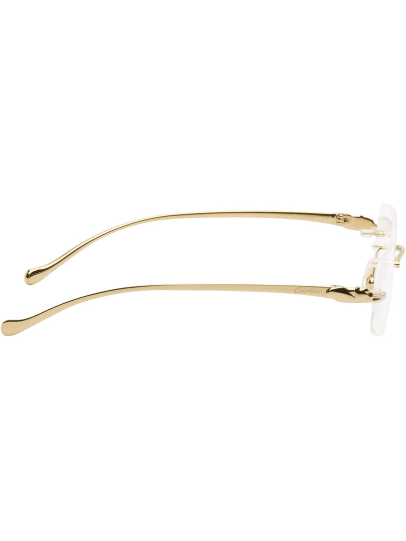 Cartier Gold Rimless Glasses outlook