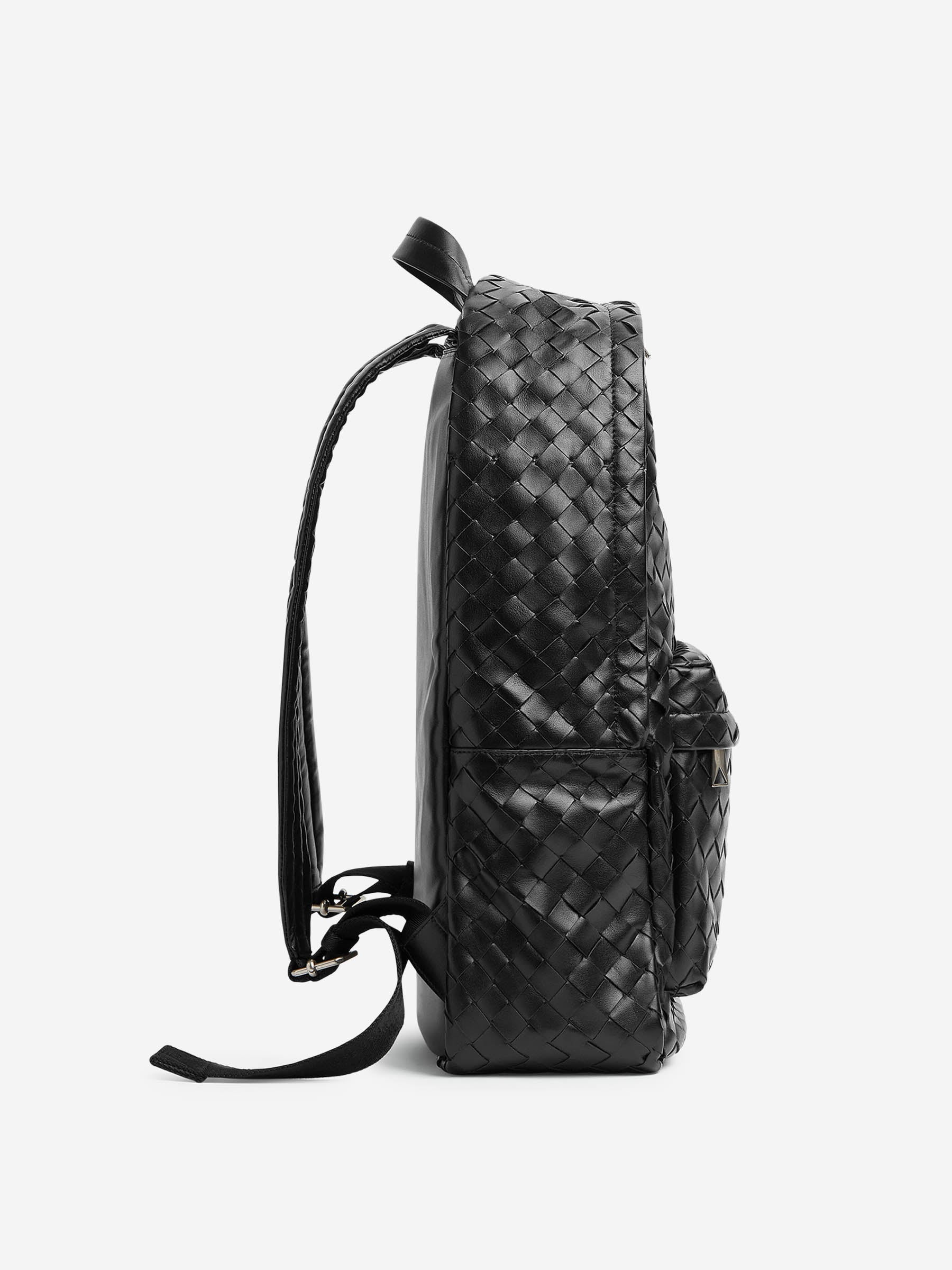 INTRECCIATO LEATHER BACKPACK - 4