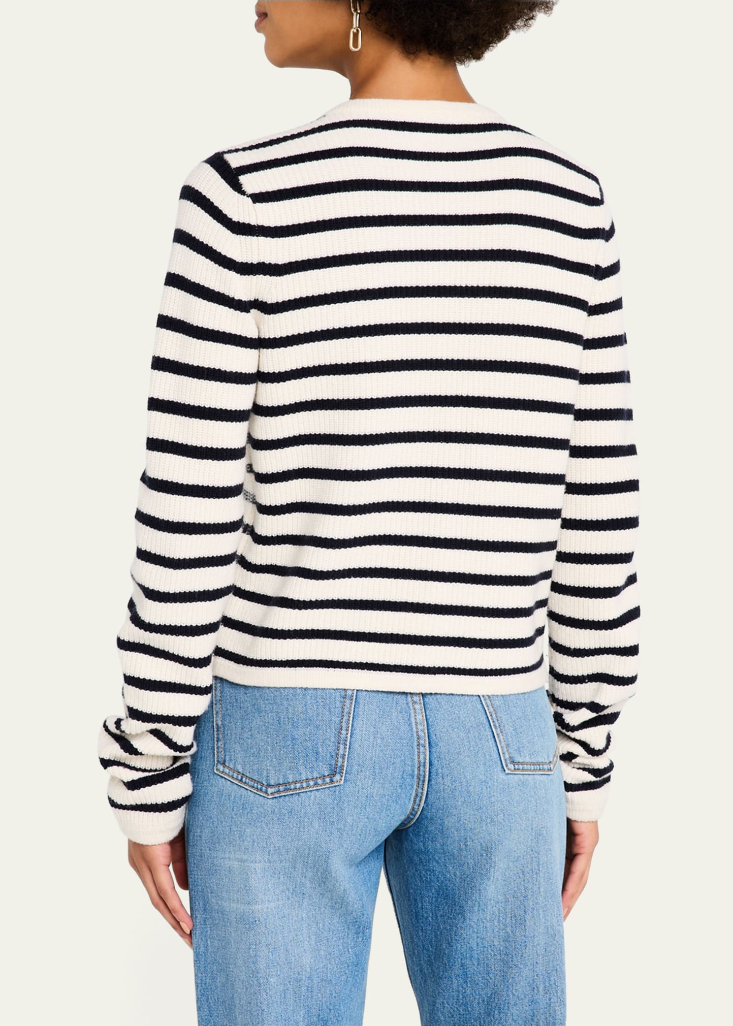 Nebula Sequined Striped Cardigan - 3