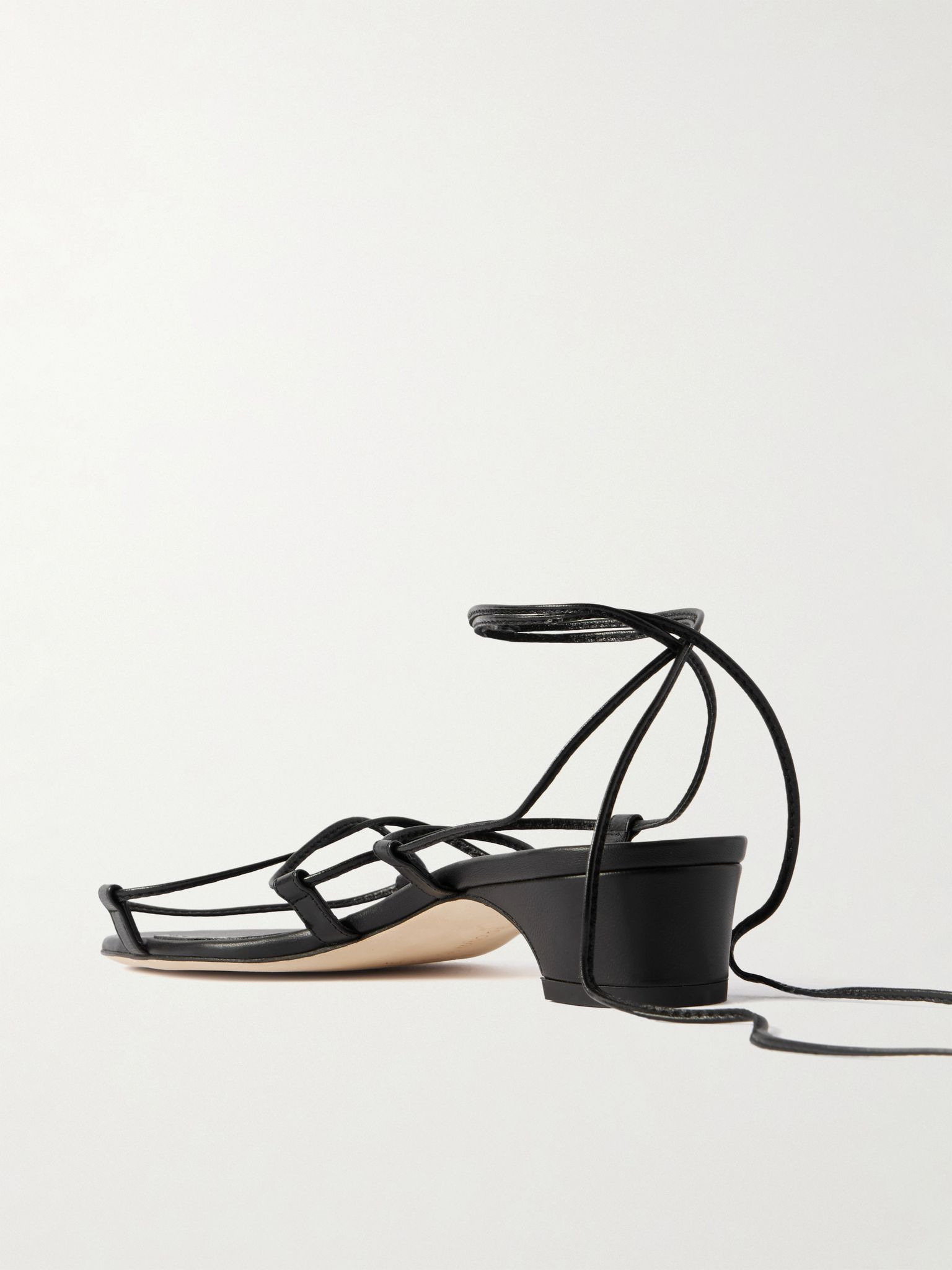 Dellasan 30 leather sandals Black - 3