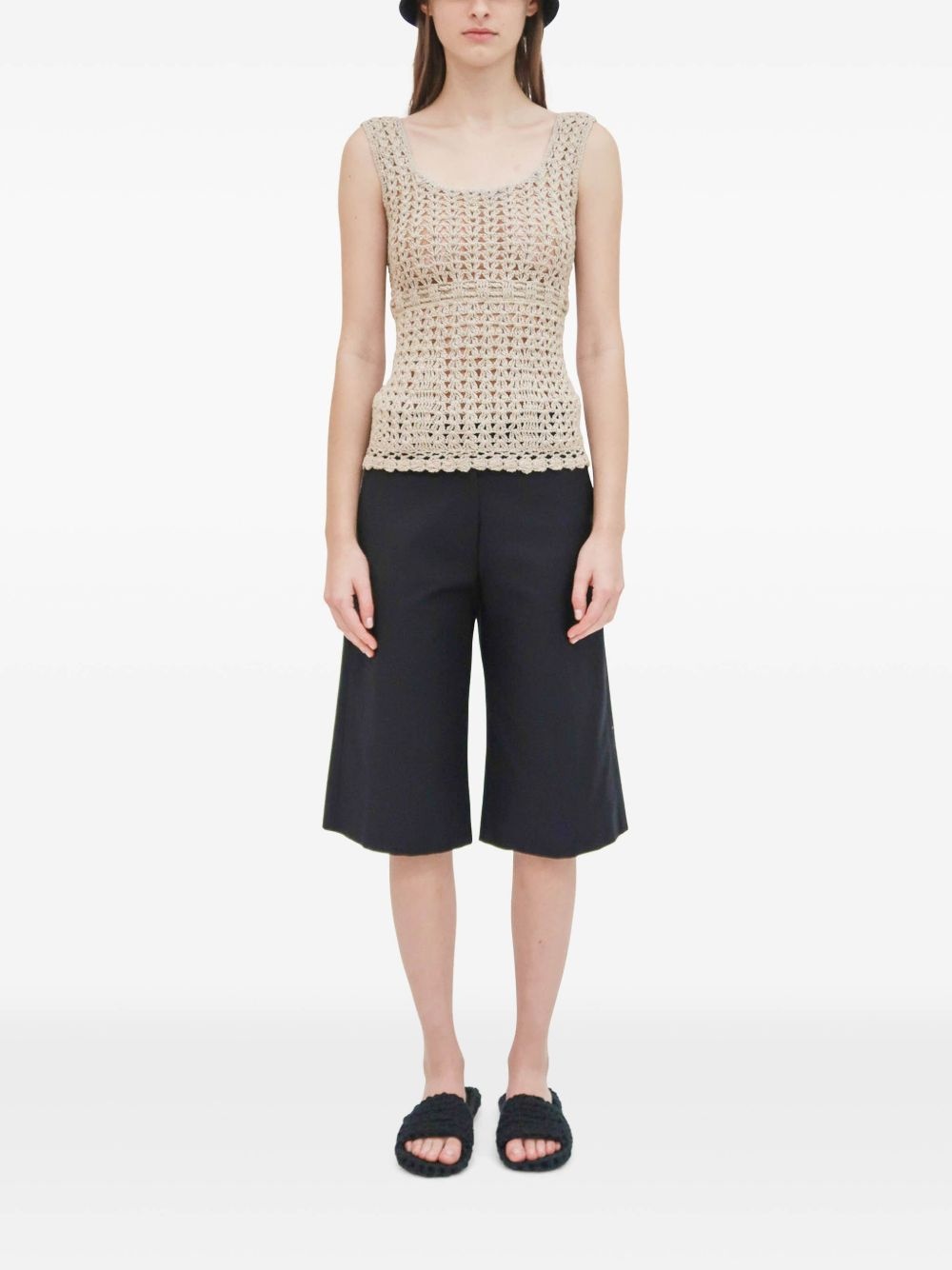 crochet-knit top - 4