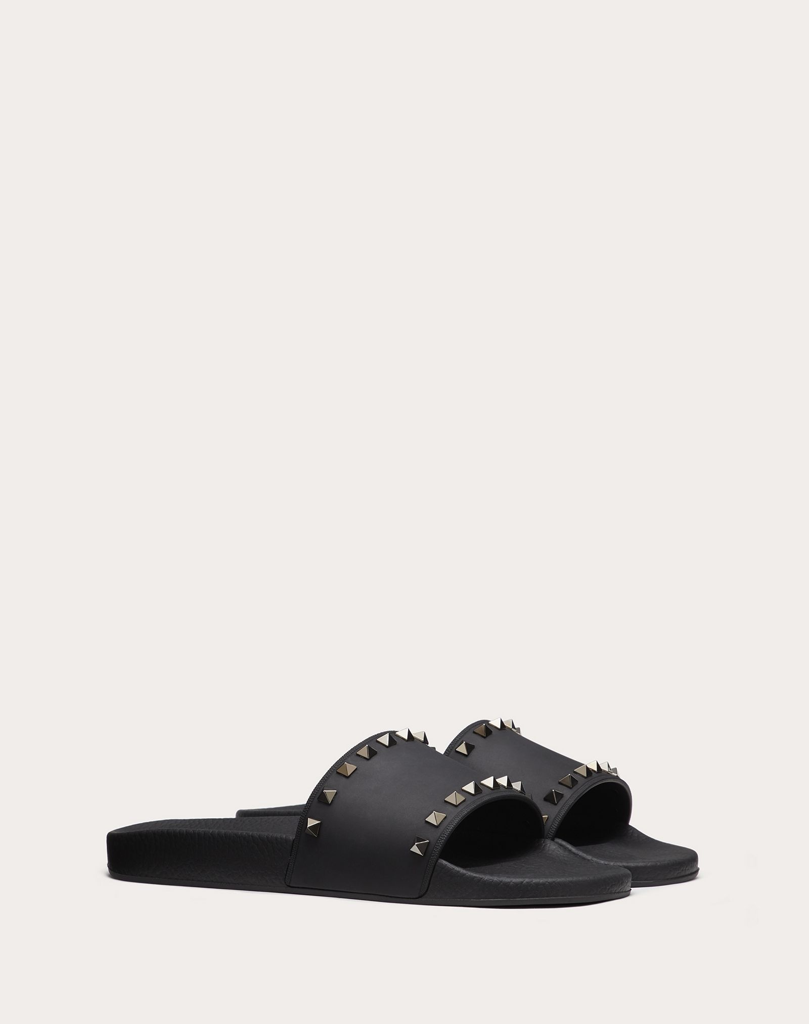 ROCKSTUD RUBBER SLIDER SANDAL - 2