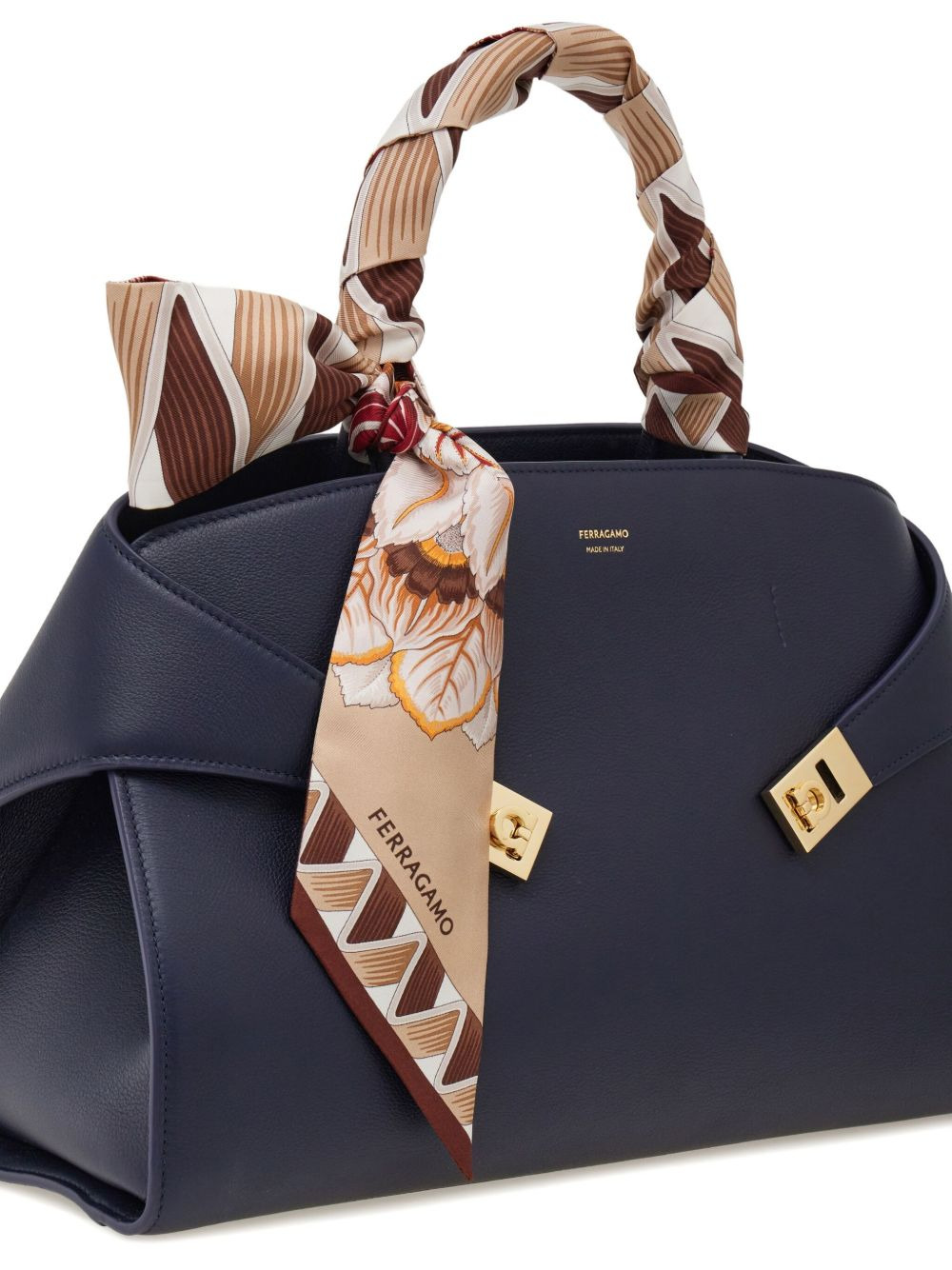floral-print silk scarf - 4