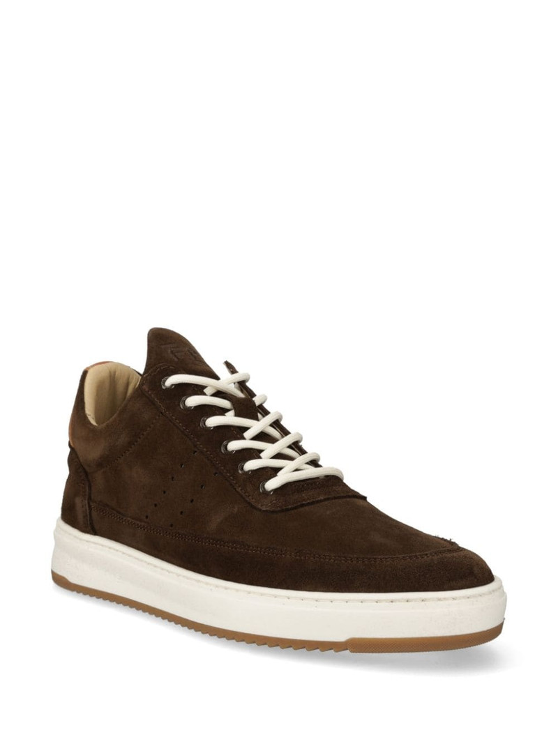 Filling Pieces suede low-top sneakers outlook