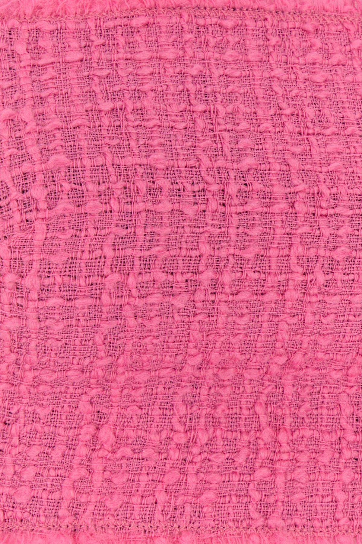 Fuchsia tweed crop-top - 5